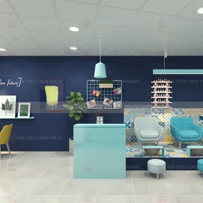 Quầy Lễ Tân Cao QLTCG052 - Quầy Lễ Tân, Quầy Tiếp Tân, Quầy Khách Sạn, Quầy Thu Ngân